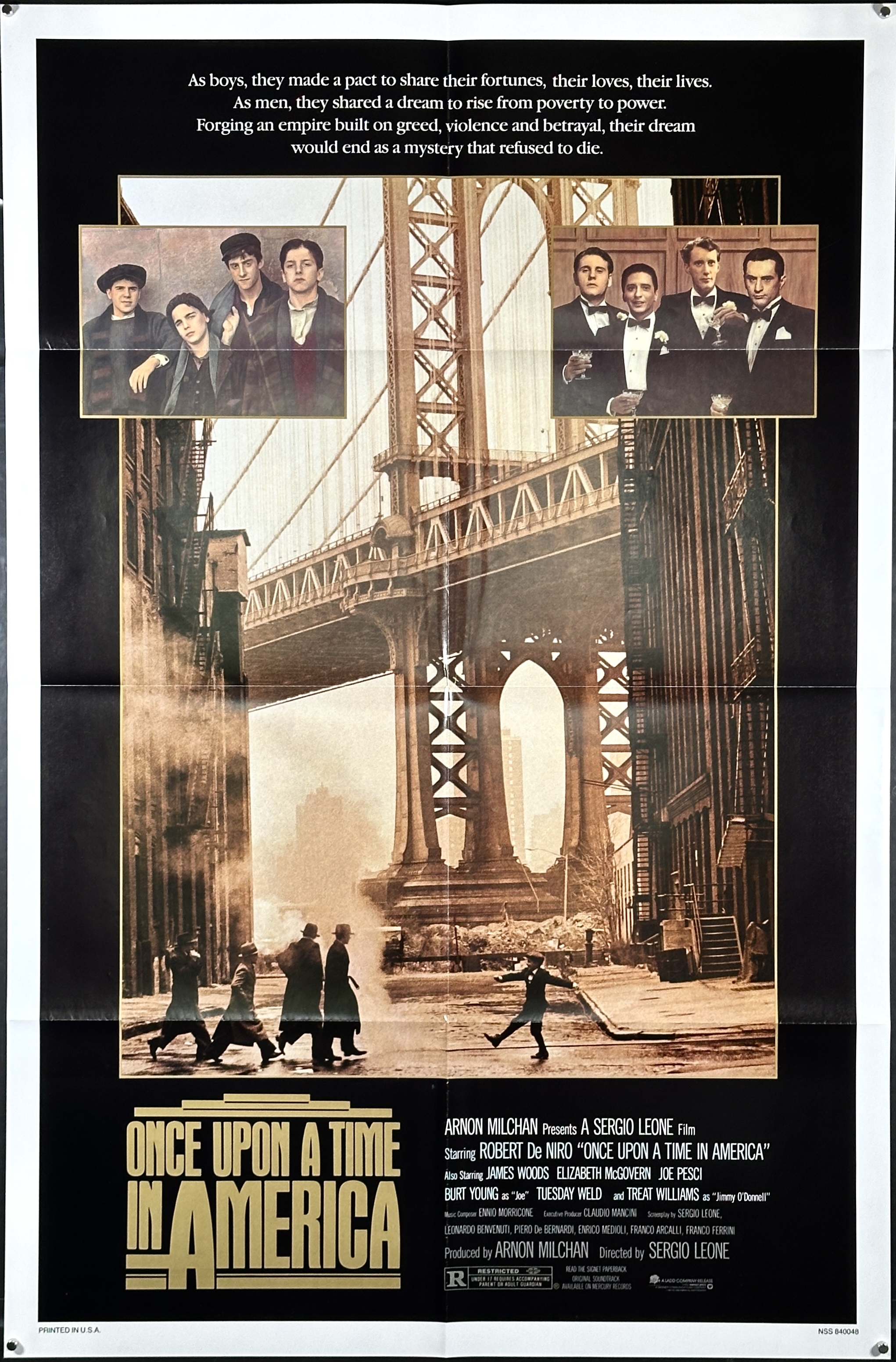 Once Upon a Time in America (U.S. One Sheet)